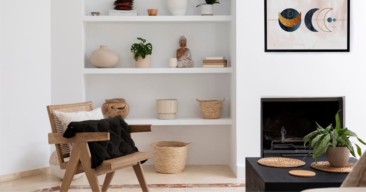 intérieur décoré